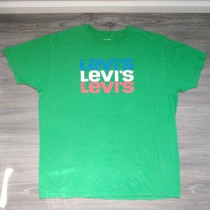 Excellent Used Condition Men's LEVI'S Logo T-Shirt Size XL